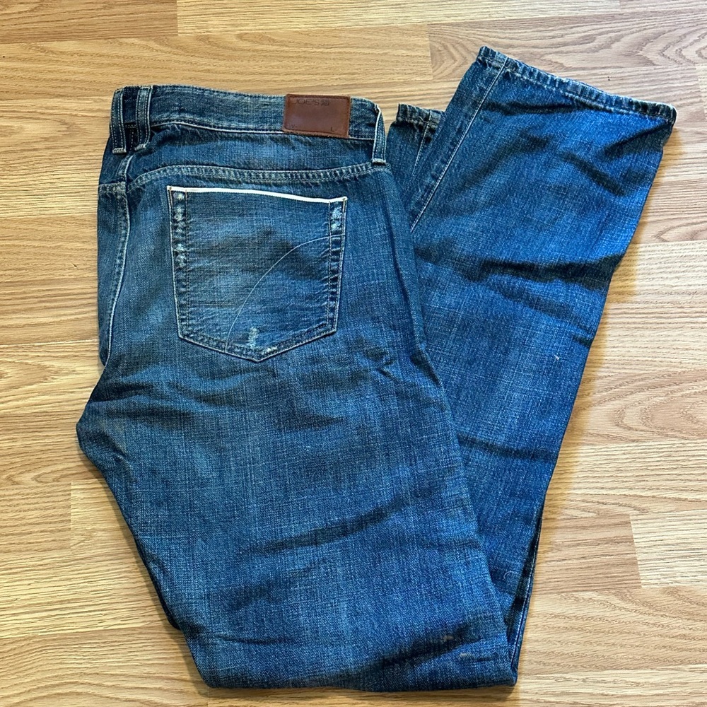 Joe’s Designer Blue Jeans with Designed Rips - Size 38 - Big & Tall
